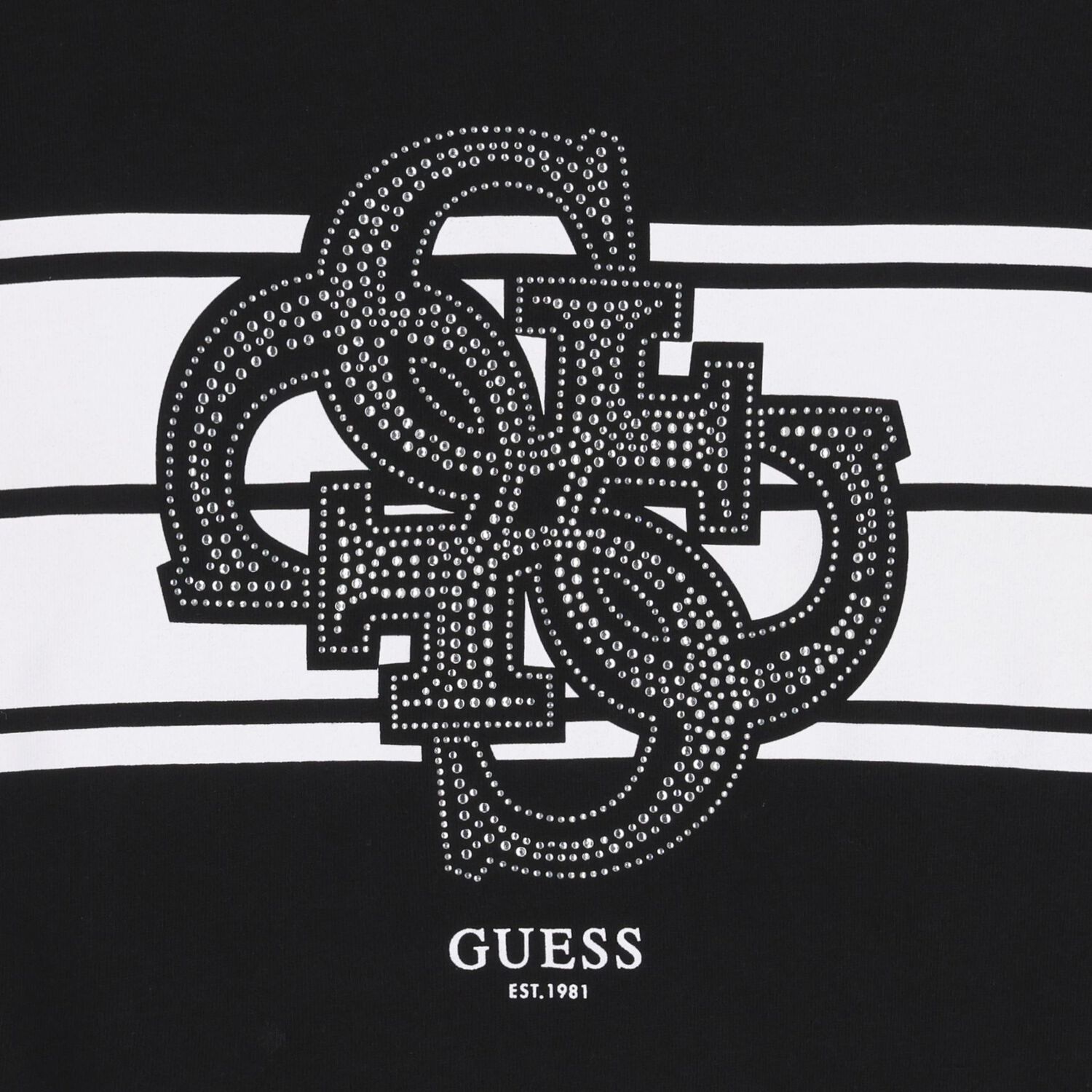 Girls Black Logo Sweatshirt, 1, hi-res image number null