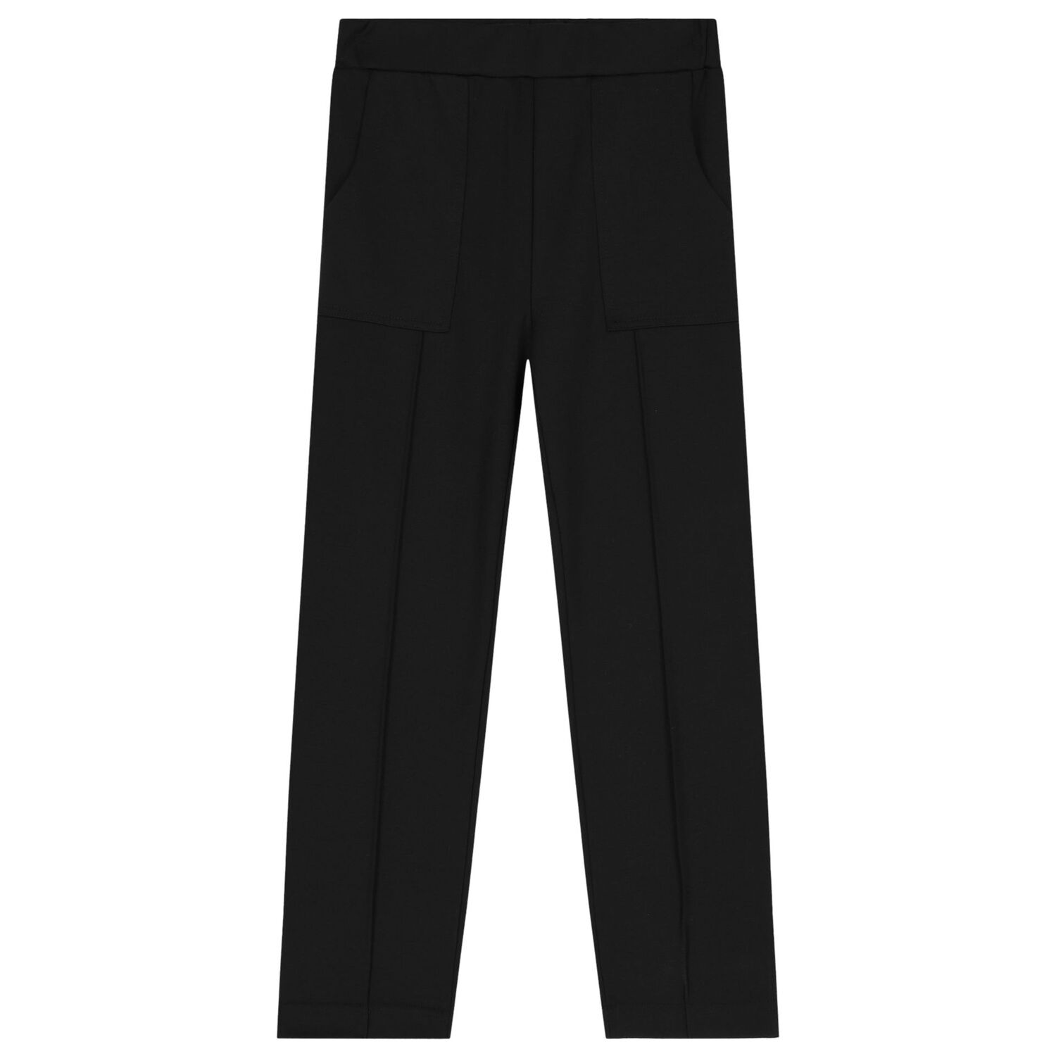 Girls Black Hooded Tracksuit, 2, hi-res image number null