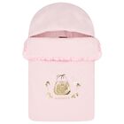 Baby Girls Pink & Gold Bag Logo Nest, 2, hi-res