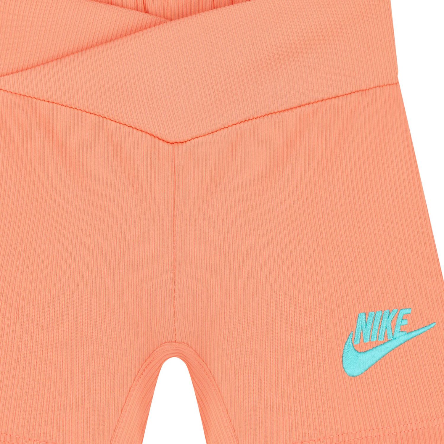 Girls Pink & Orange Logo Shorts Set, 1, hi-res