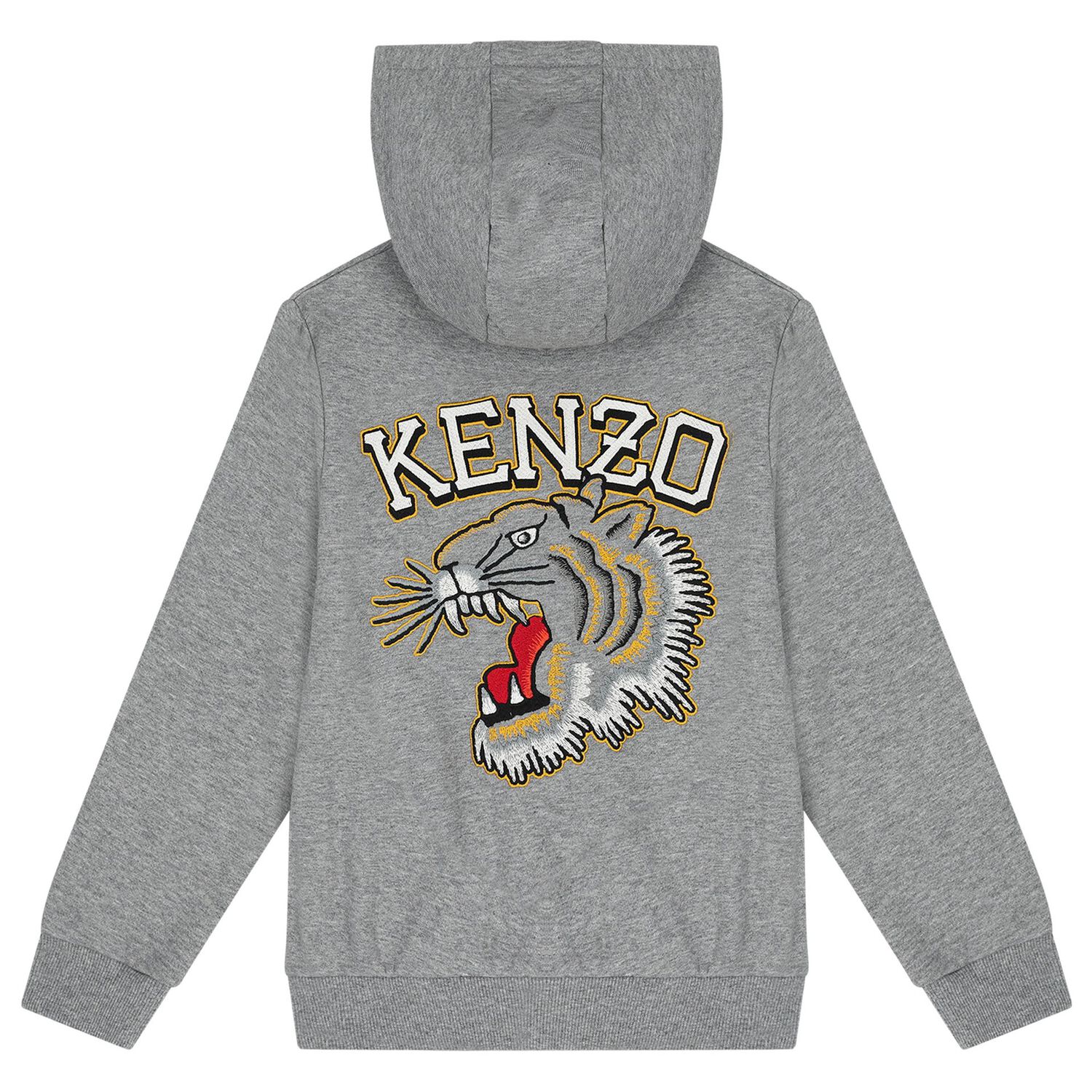 Boys Grey Tiger Logo Tracksuit, 1, hi-res image number null