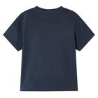 Boys Navy Blue Skate Board T-Shirt, 1, hi-res