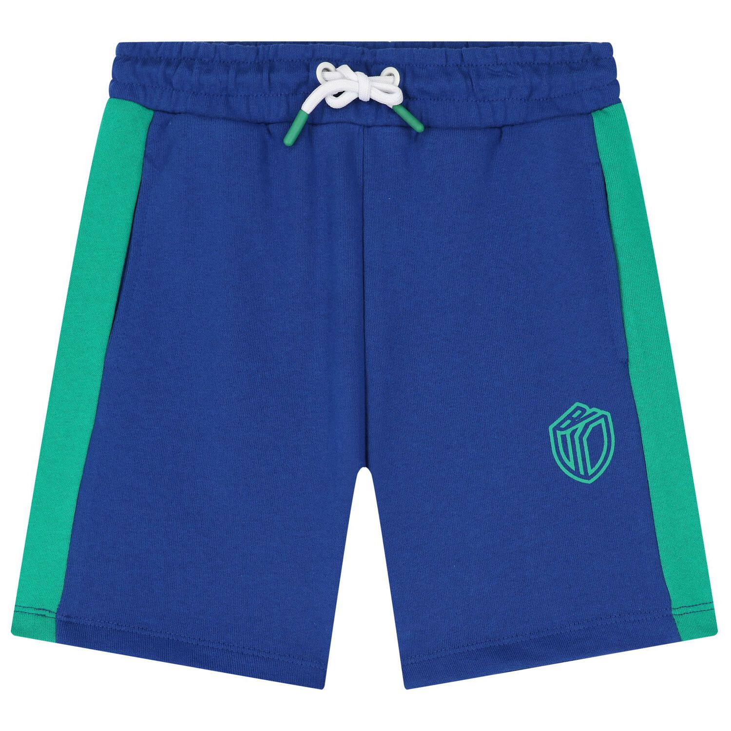 Boys Green & Blue Logo Shorts Set, 1, hi-res image number null