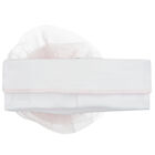 Baby Girls White & Pink Tulle Headband, 1, hi-res
