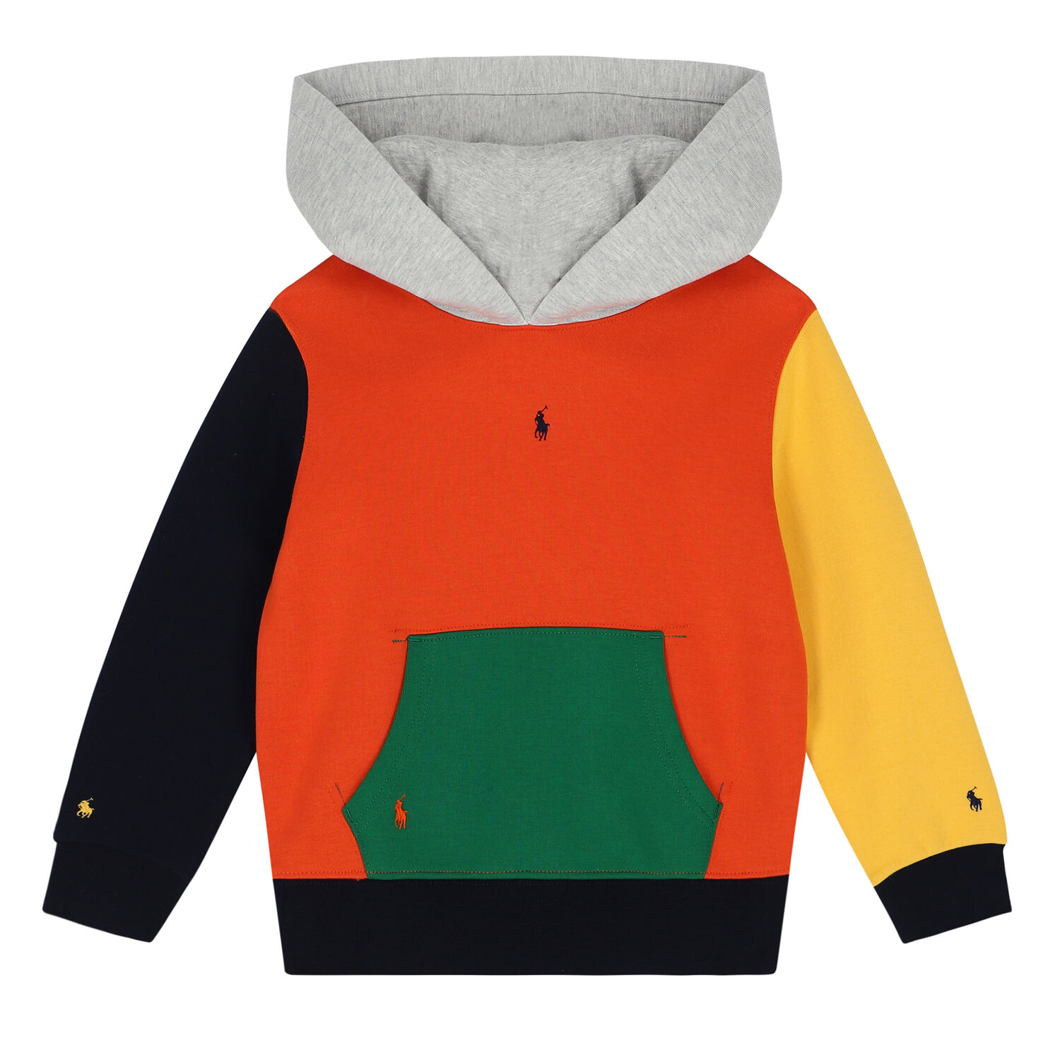 Boys Multi-Colored Logo Hooded Top, 1, hi-res