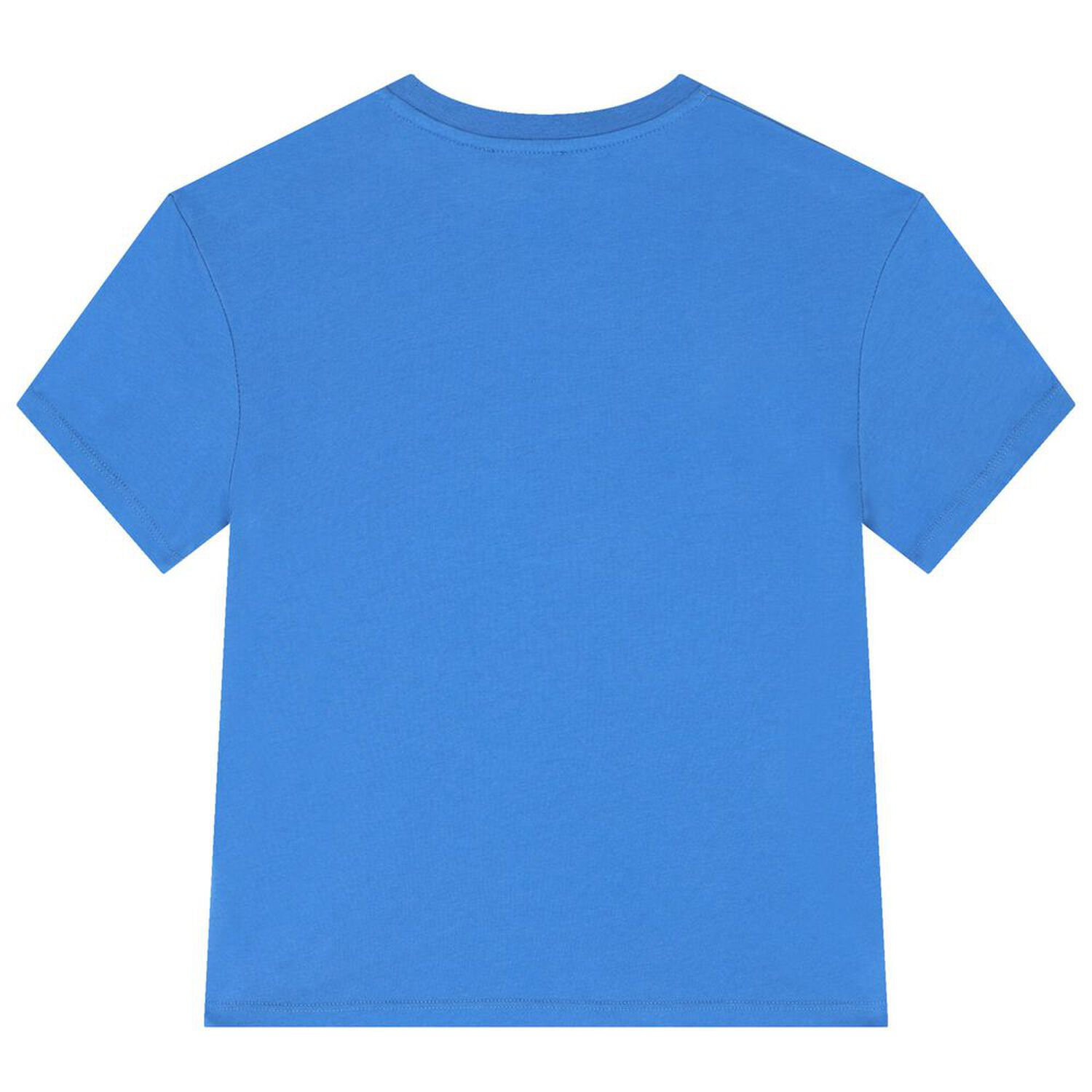 Boys Blue Logo T-Shirt, 1, hi-res