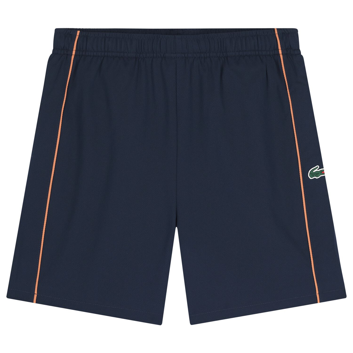Boys Navy Blue Logo Shorts , 1, hi-res