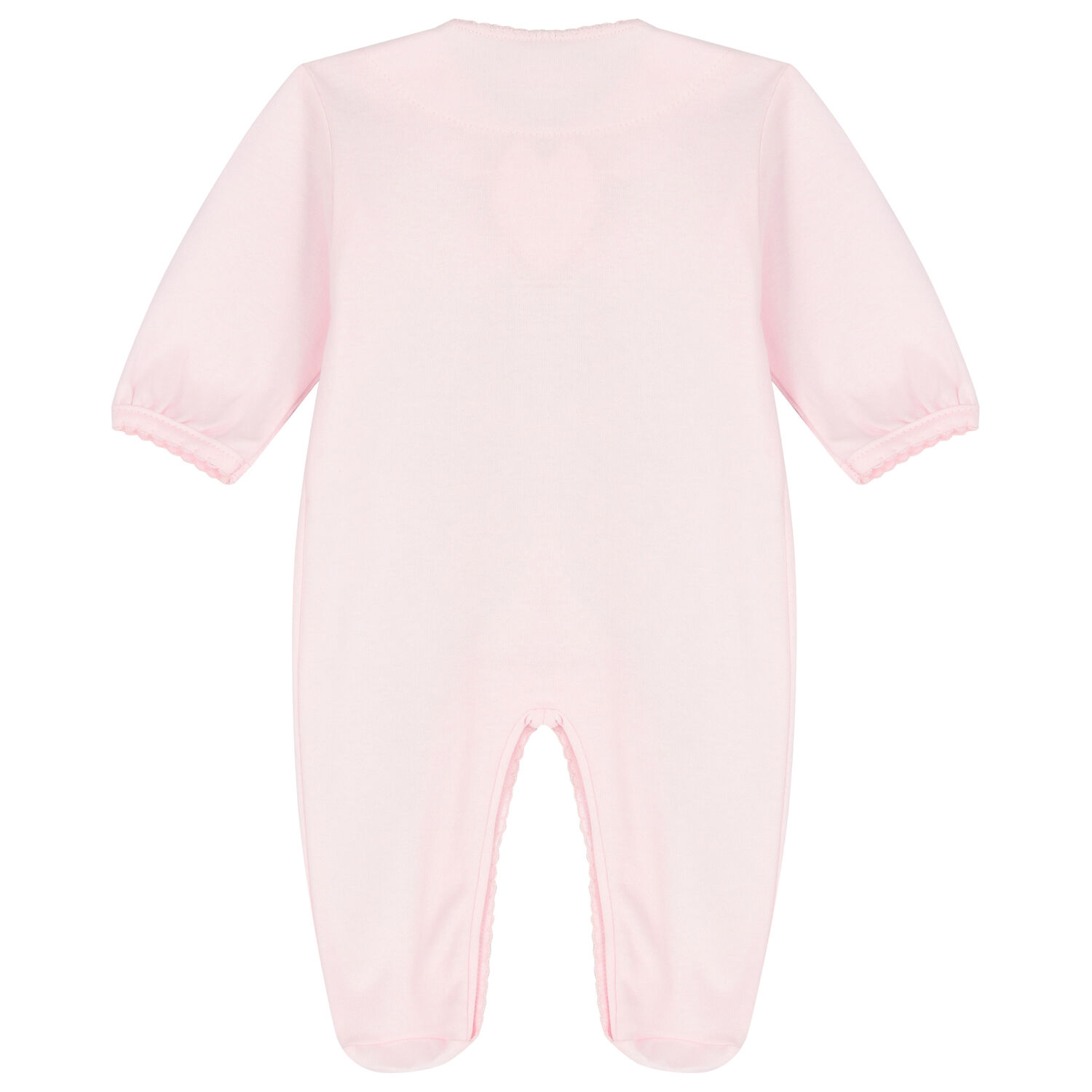 Baby Girls Pink Embellished Floral Babygrow, 1, hi-res image number null