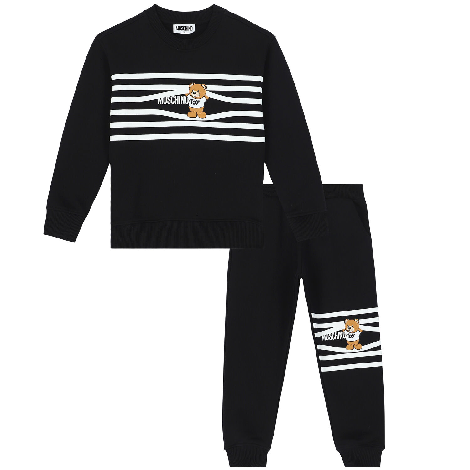 Black Teddy Logo Tracksuit, 1, hi-res