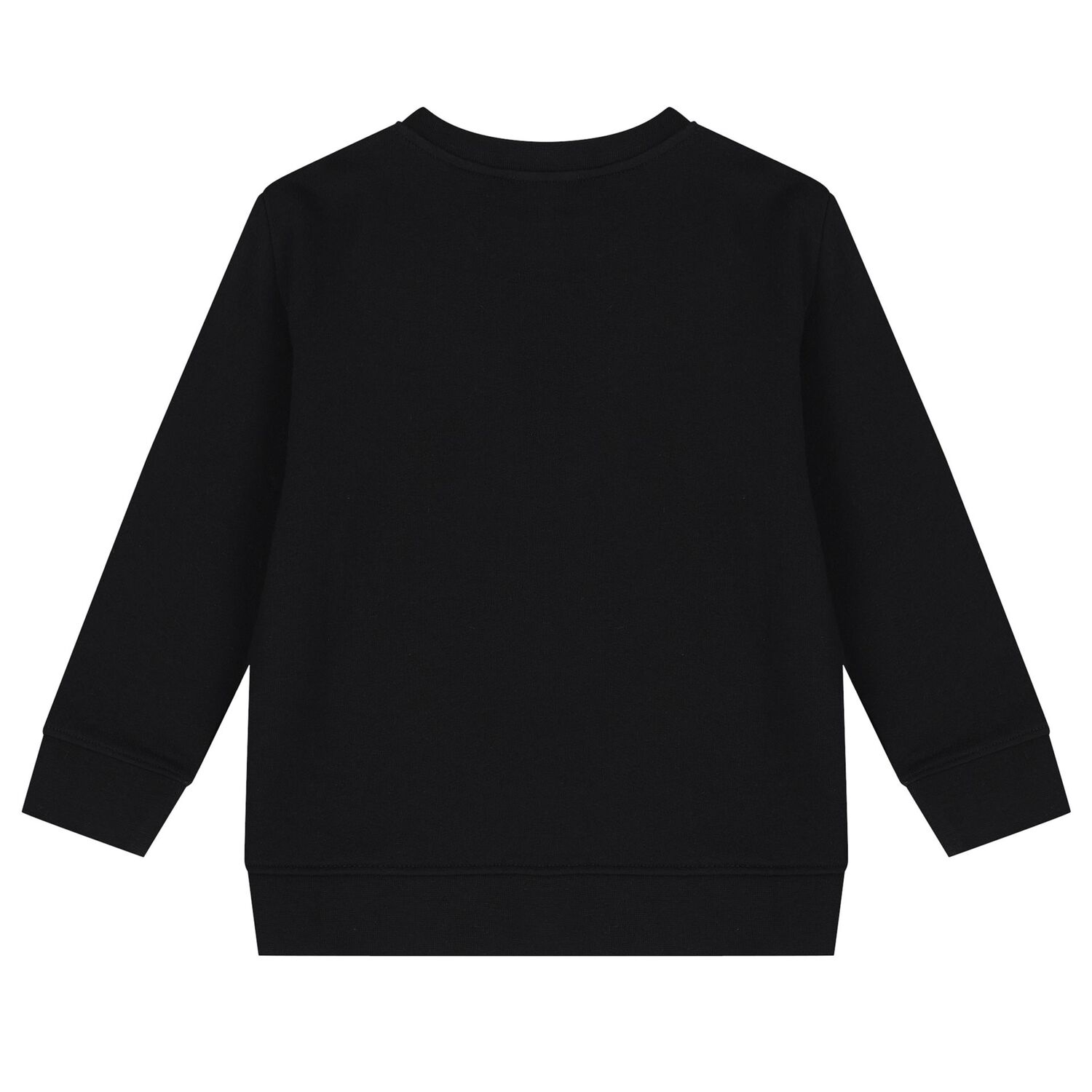 Boys Black Cotton Sweatshirt, 1, hi-res