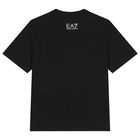 Boys Black Logo Shorts Set, 5, hi-res