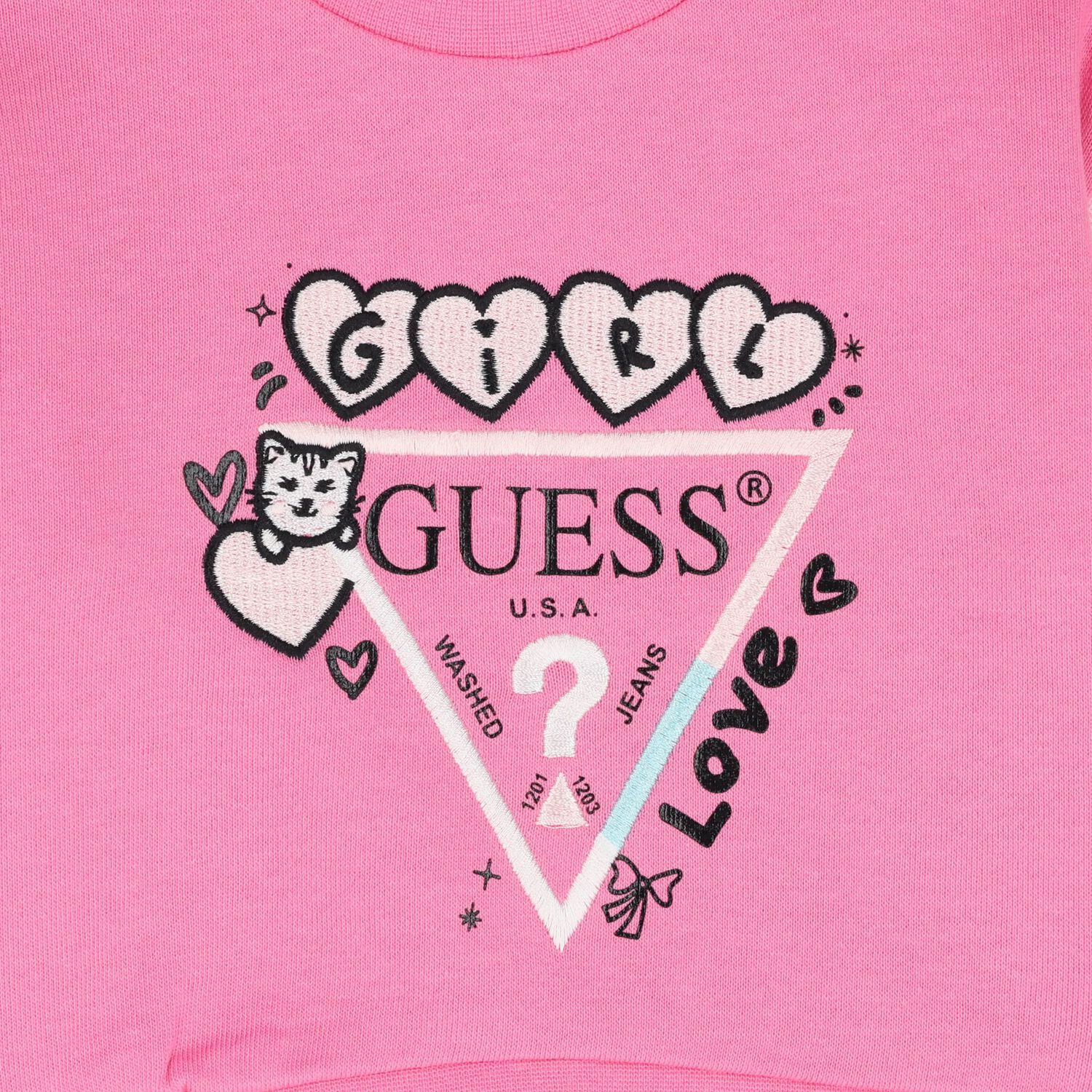 Baby Girls Pink Logo Tracksuit, 1, hi-res