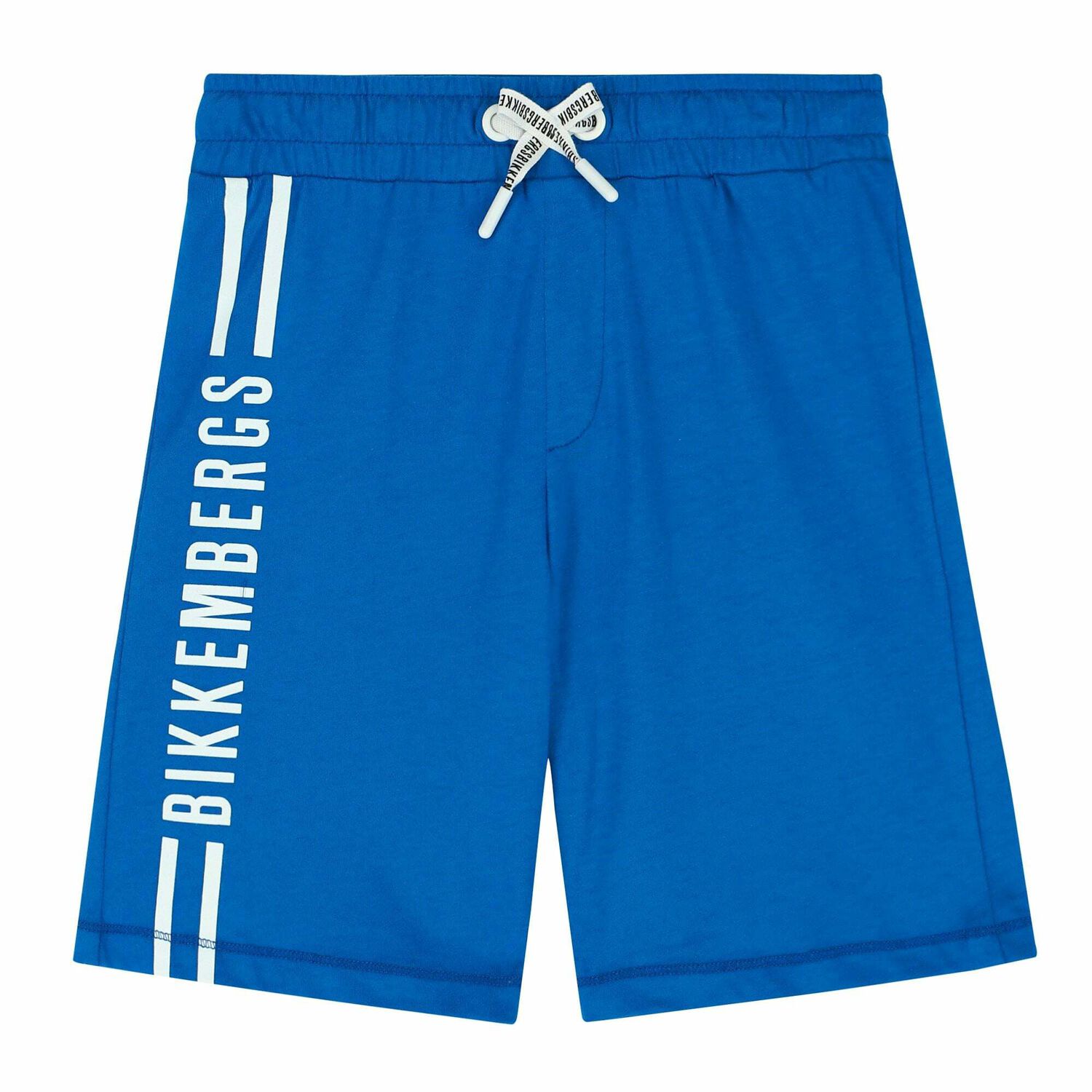 Boys White & Blue Logo Shorts Set, 1, hi-res