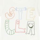 Younger Boys Ivory Logo T-Shirt, 1, hi-res