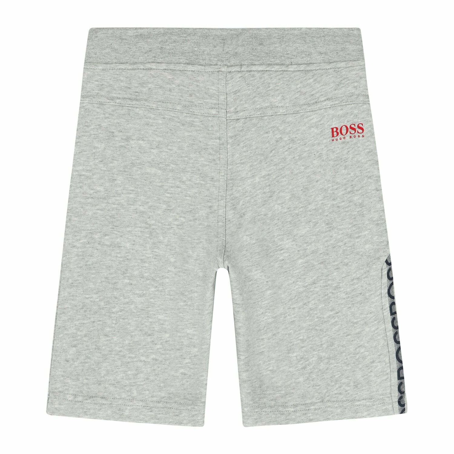 Boys Grey Logo Jersey Shorts, 1, hi-res