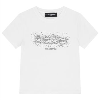 Girls Mini Me Ikonik Karl & Choupette T-Shirt