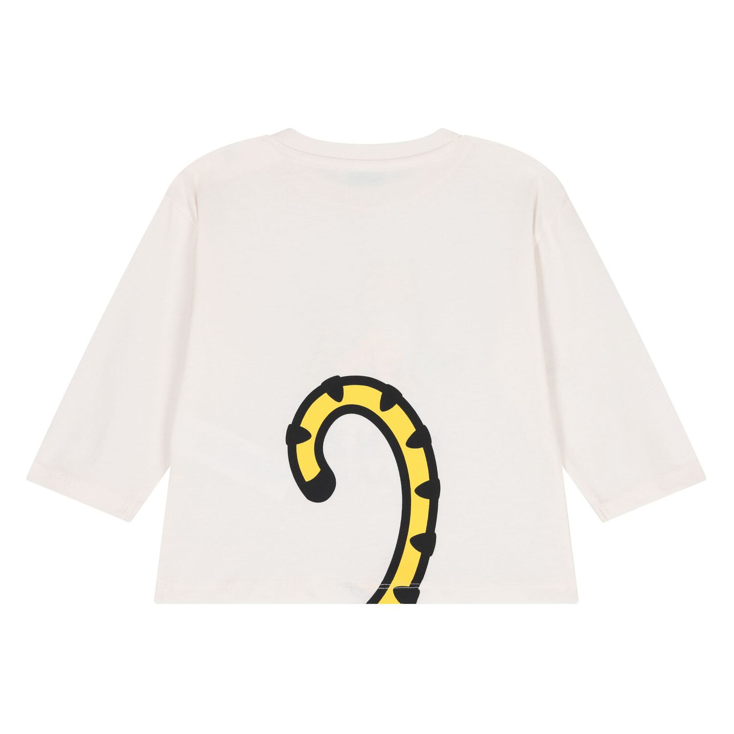 Younger Ivory Tiger Logo Long Sleeve Top, 1, hi-res