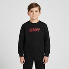 Black Logo Sweatshirt, 1, hi-res