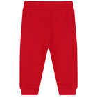 Baby Girls Red Tracksuit, 1, hi-res