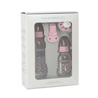 Baby Boys Grey Bottle & Dummy Gift Set, 3, hi-res