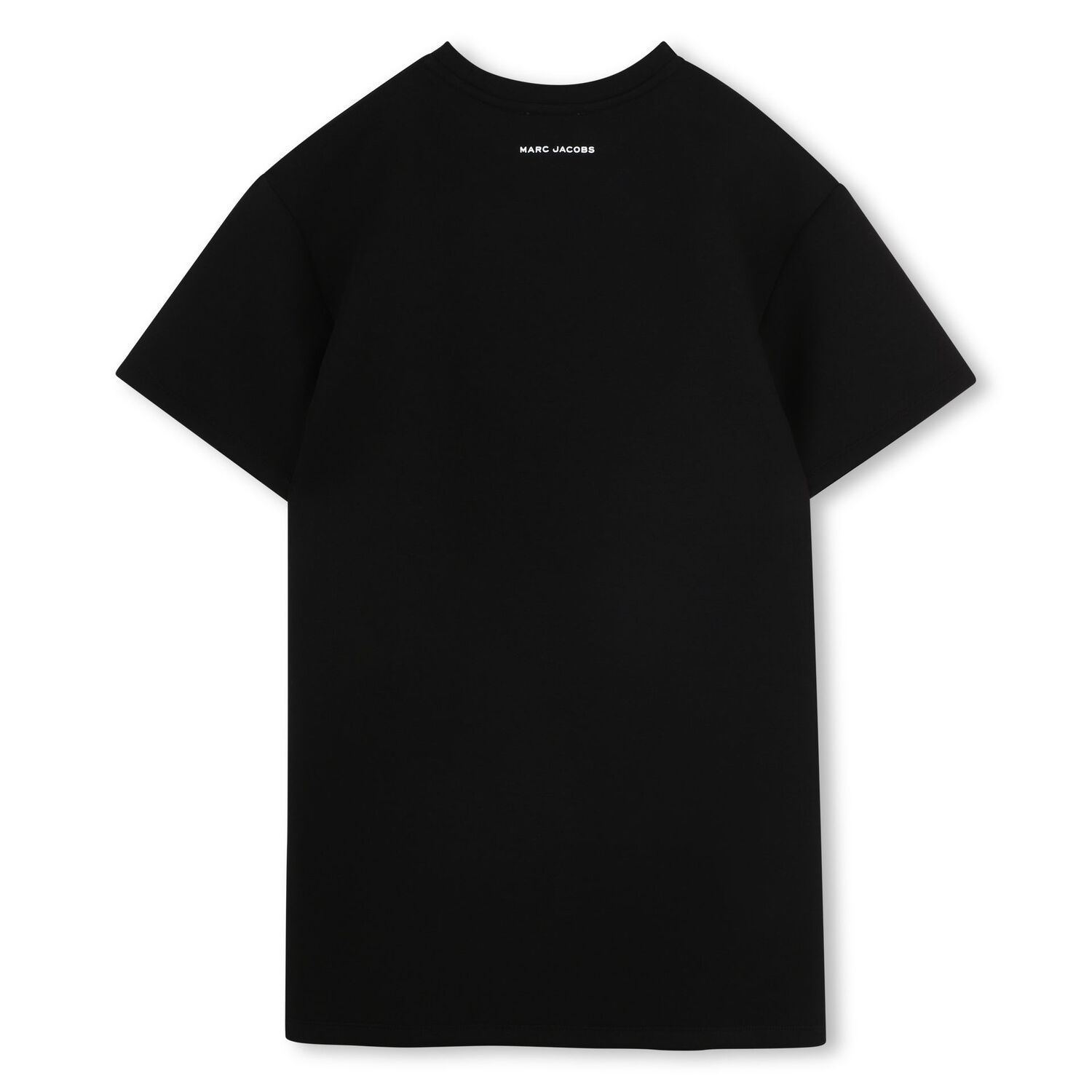 Girls Black Printed Dress, 1, hi-res