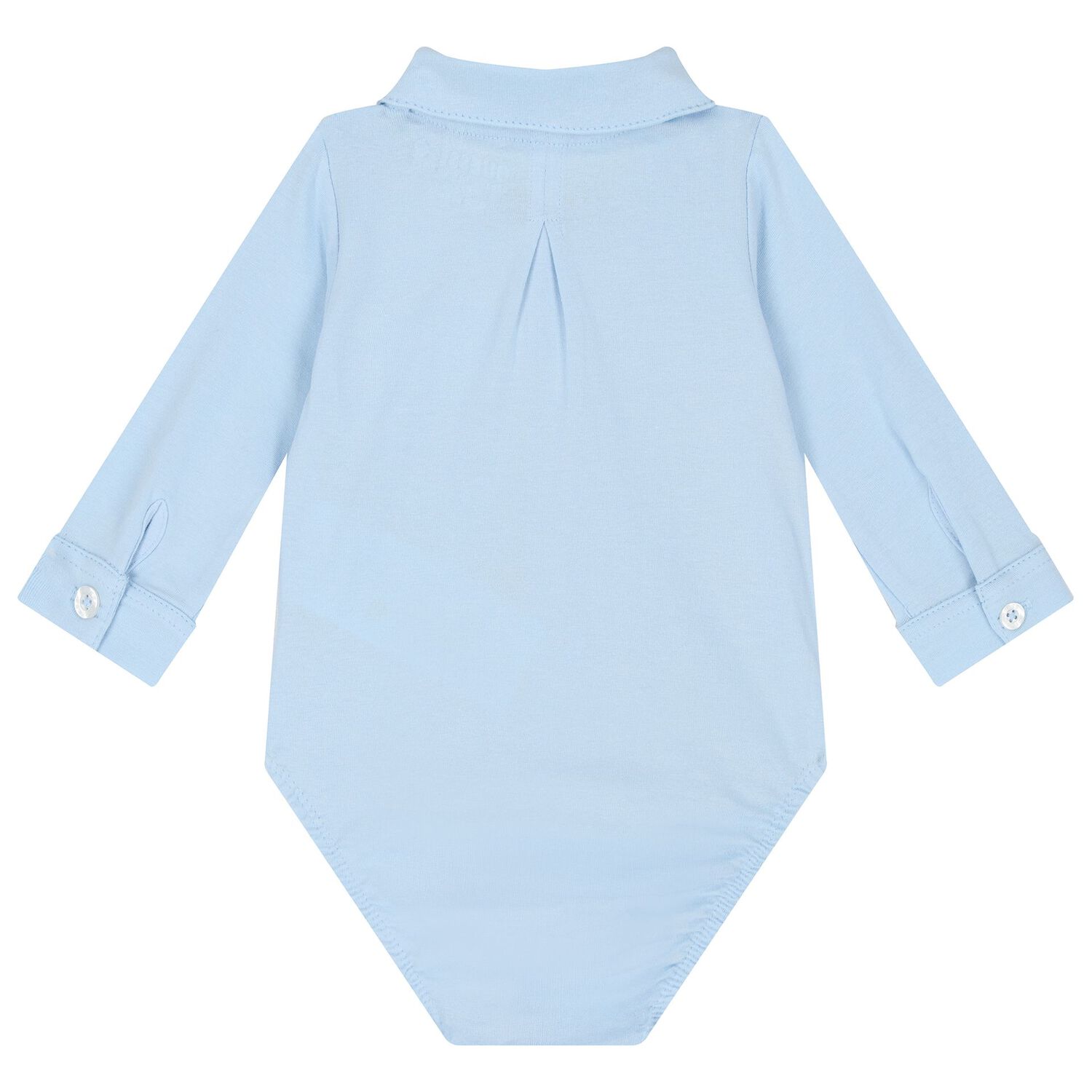 Baby Boys Blue & Navy Cotton Trouser Set, 1, hi-res