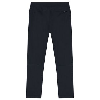 Boys Navy Blue Logo Joggers