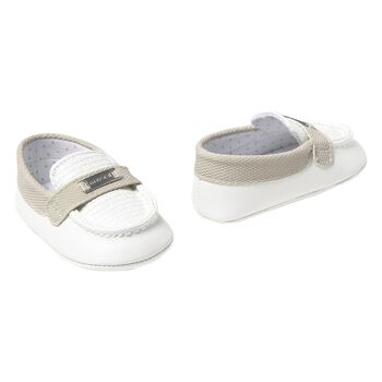 Baby Boys Ivory Pre-Walker Moccasins