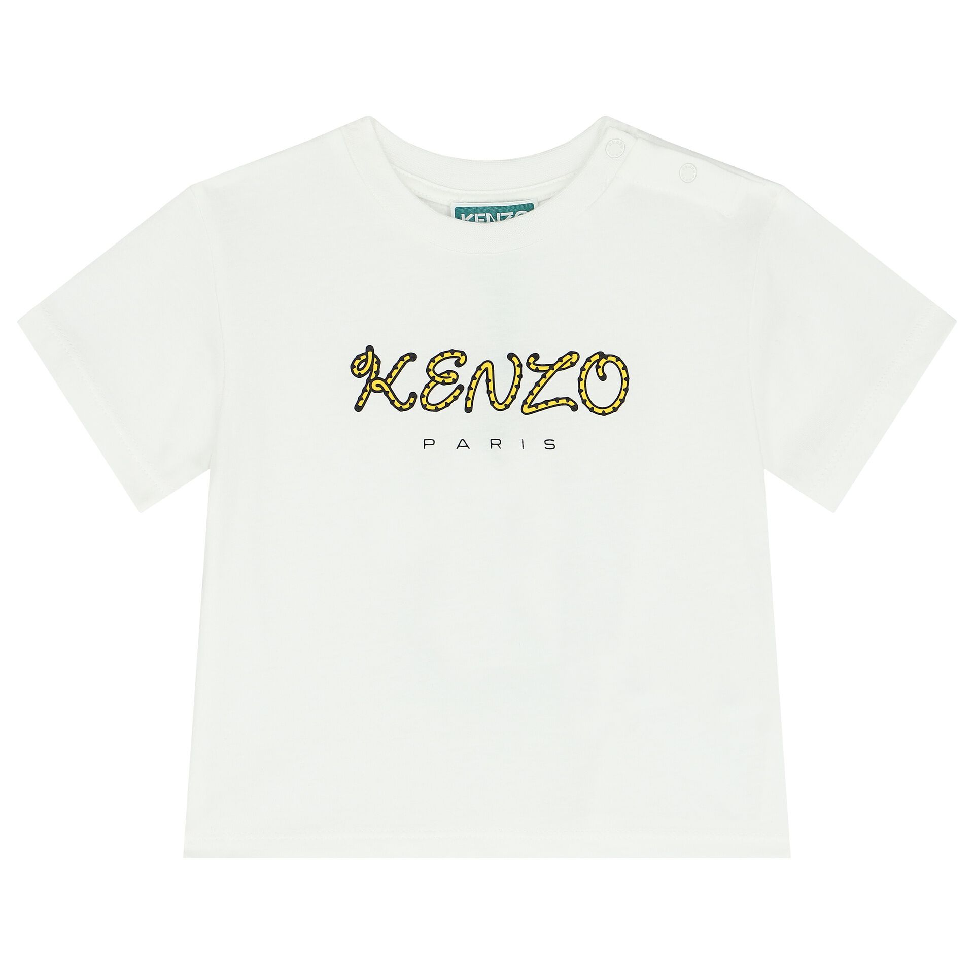Kenzo white and 2025 gold t shirt