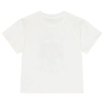 Ivory Tiger Logo T-Shirt