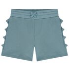 Boys Blue Spike Shorts, 1, hi-res