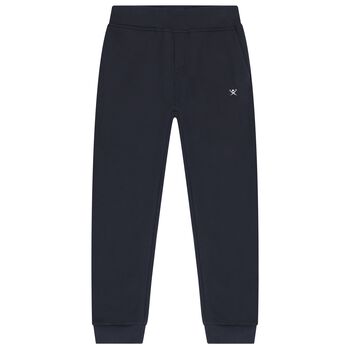 Boys Navy Logo Joggers