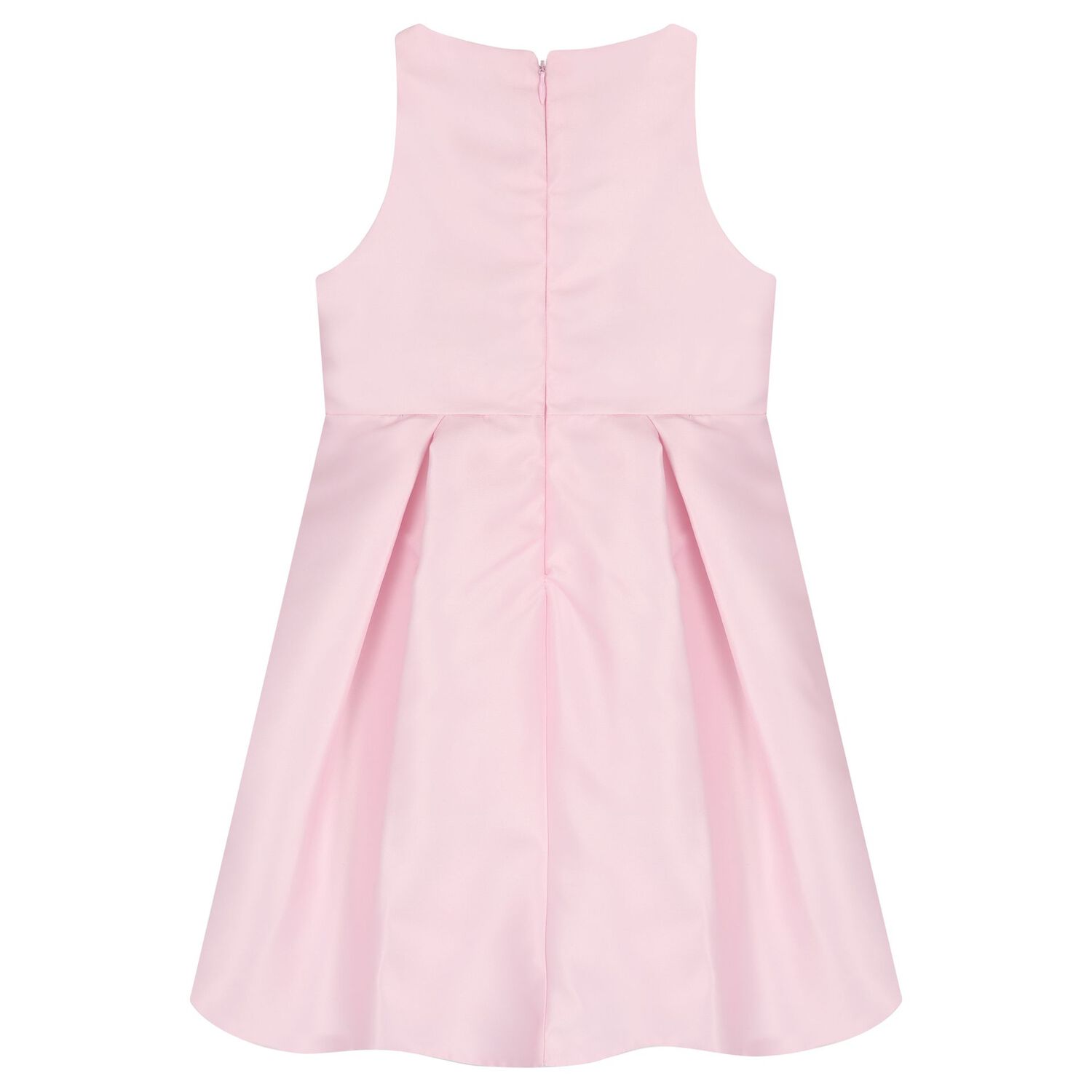 Girls Pink Sleeveless Dress, 2, hi-res