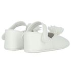 Baby Girls White Pre Walker Shoes, 1, hi-res