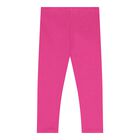 Baby Girls White & Pink Logo Leggings Set, 1, hi-res