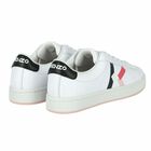 Girls White Leather Logo Trainers, 1, hi-res