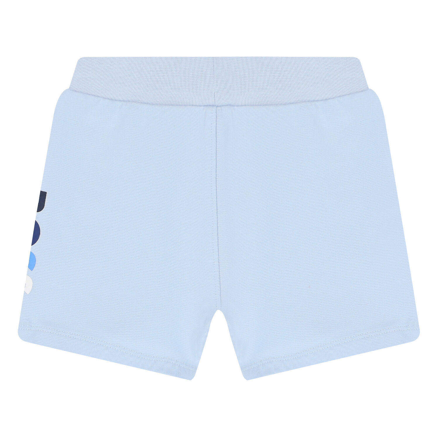 Baby Boys Blue Logo Shorts, 1, hi-res