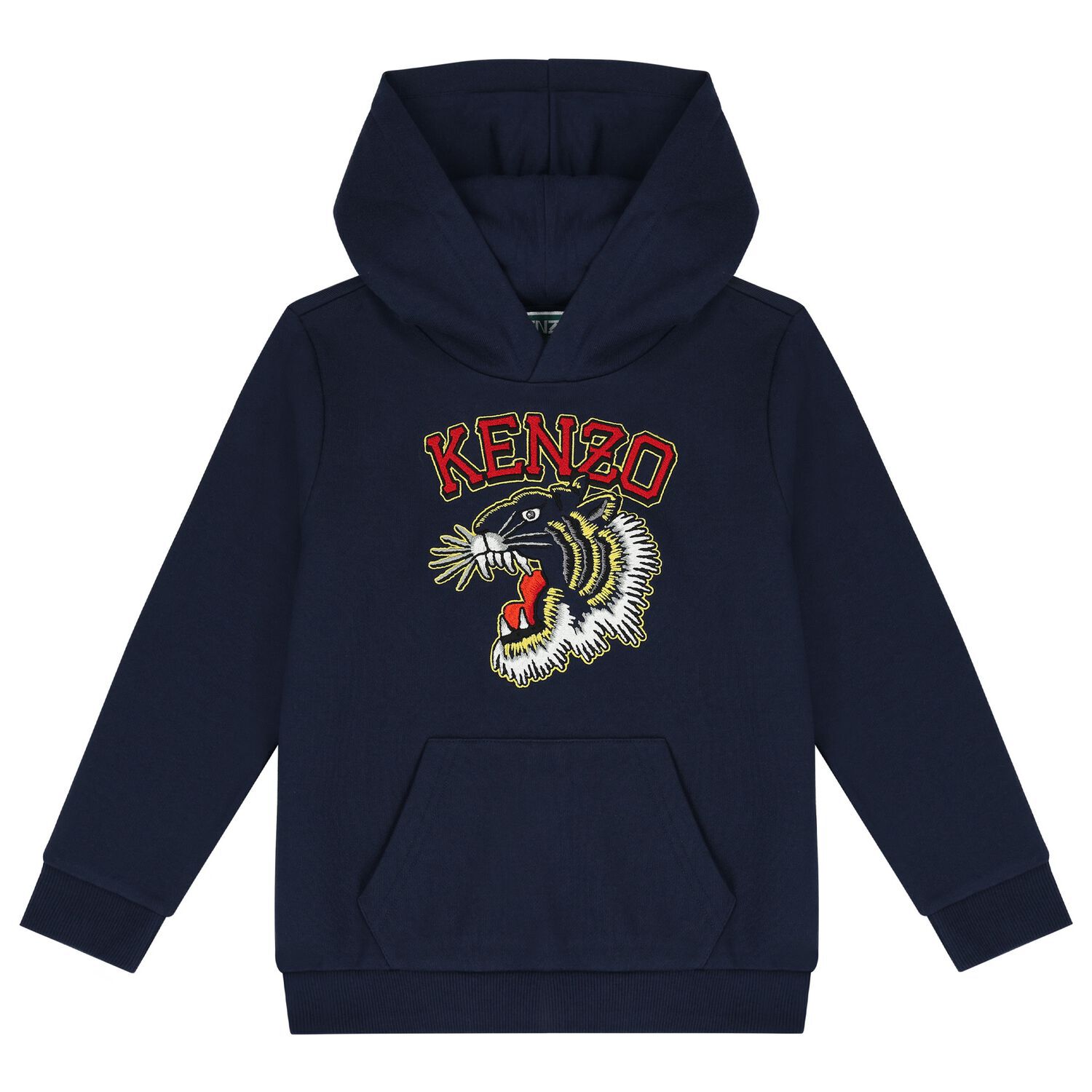 Boys Navy Blue Hooded Top, 1, hi-res image number null