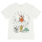 Boys Ivory Bug Band Logo T-Shirt       , 1, hi-res