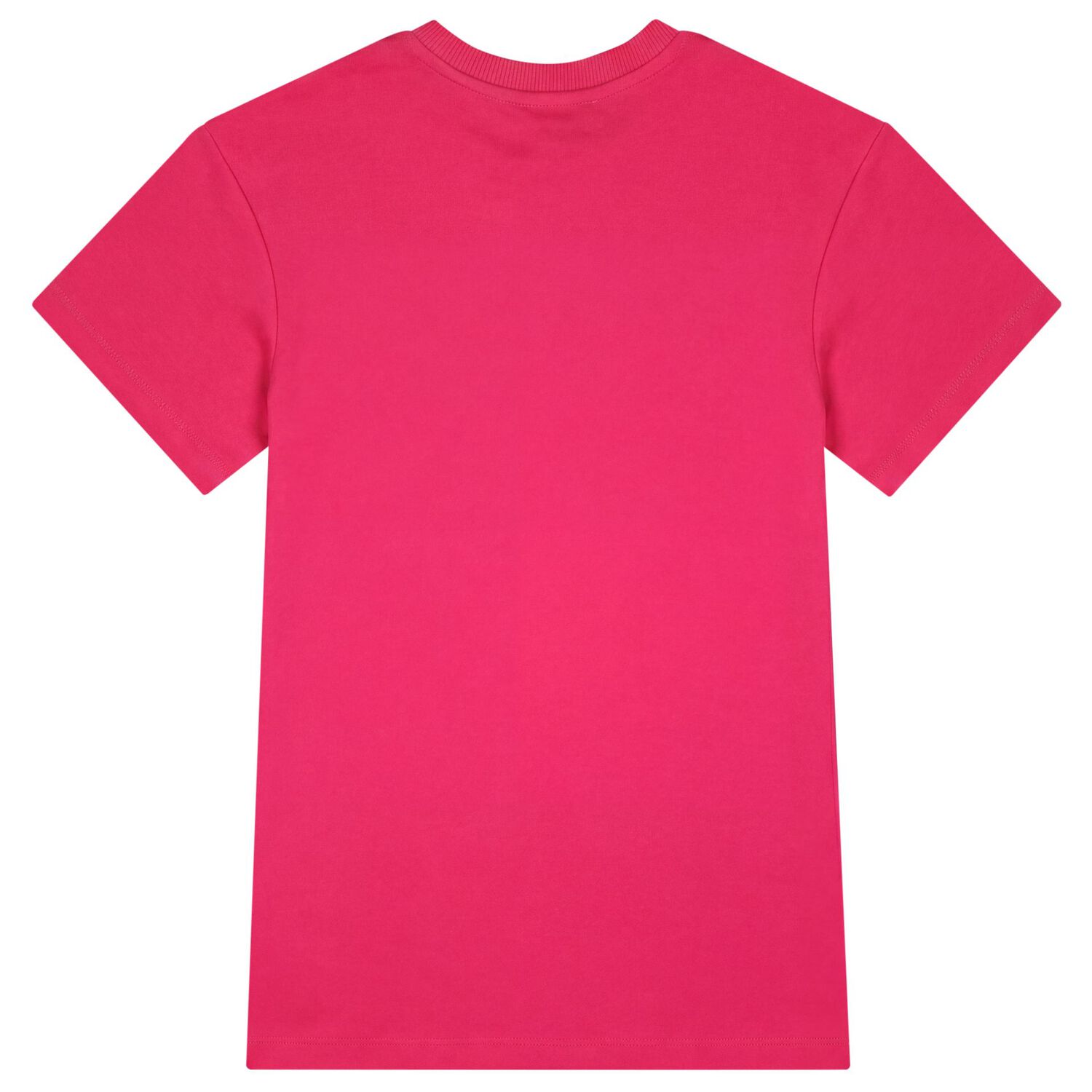 Girls Pink Embellished Logo Dress, 1, hi-res
