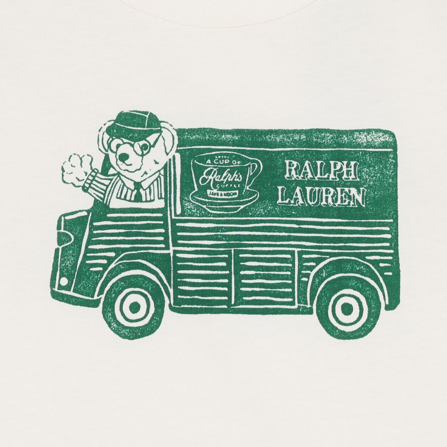 Boys Ivory Polo Bear T-Shirt, 1, hi-res