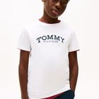 Boys White Logo T-Shirt, 4, hi-res