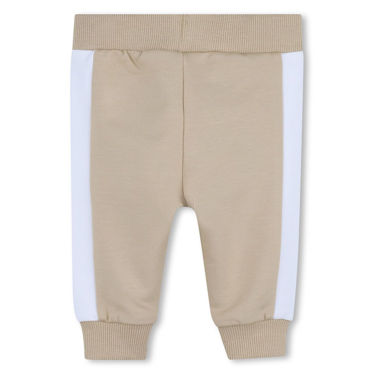Baby Boys Beige Logo Hooded Tracksuit Gift Set, 1, hi-res