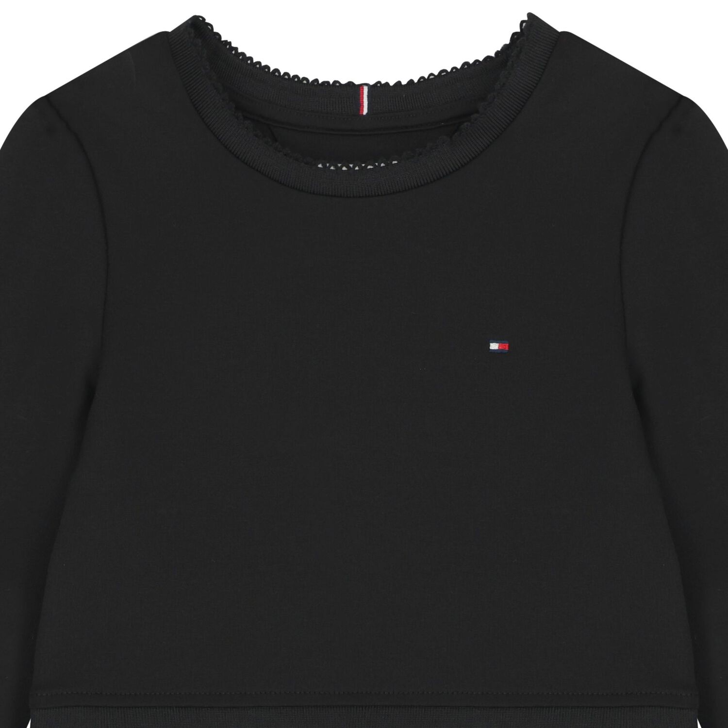 Girls Navy Blue Logo Dress, 1, hi-res