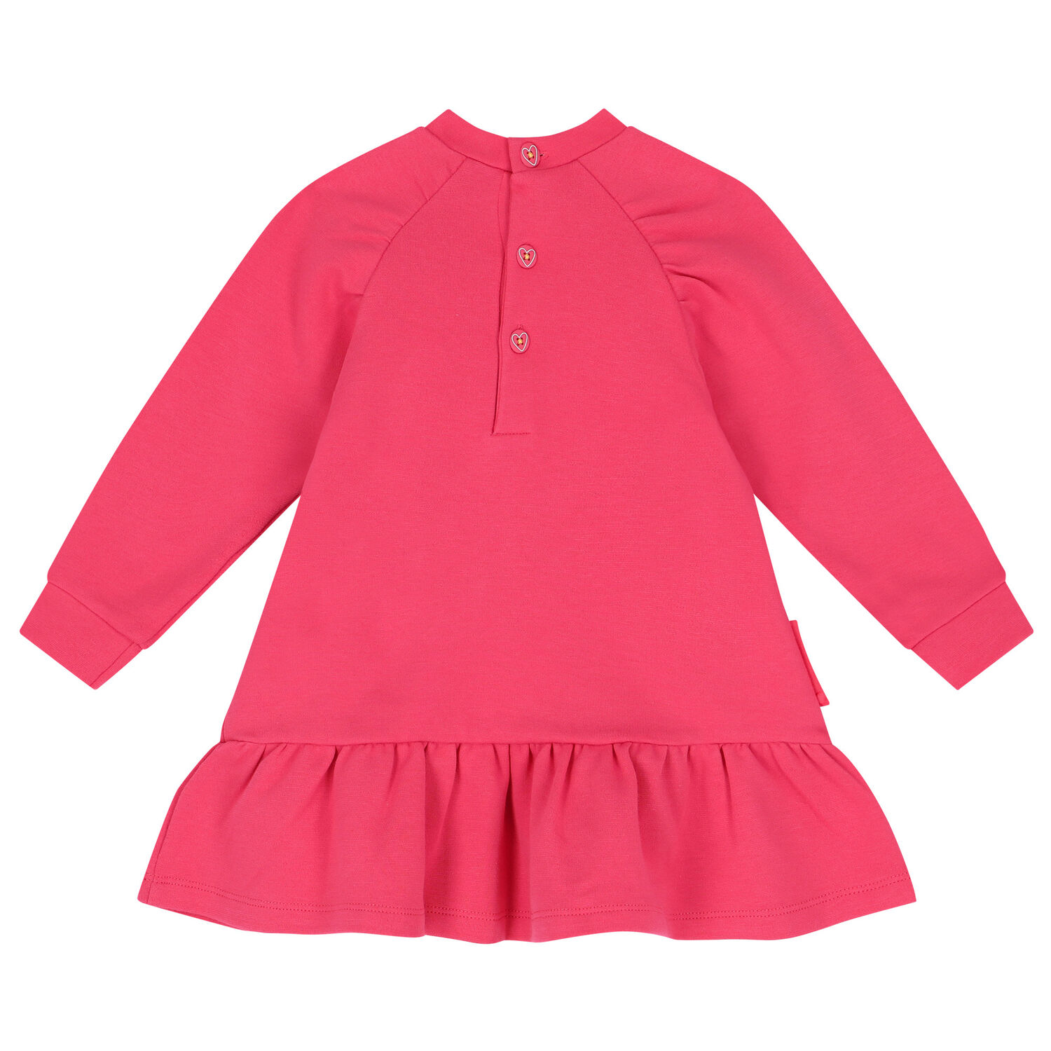Girls Pink Heart Dress Set, 1, hi-res