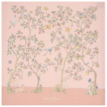 In Bloom Pink Baby Girls Swaddle Carré Blanket