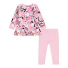 Baby Girls Pink Logo Leggings Set, 1, hi-res
