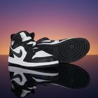 Black, Green & White Air Jordan 1 Mid Trainers, 1, hi-res
