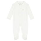 Unisex White Babygrow, 3, hi-res