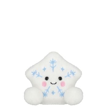 Palm Pals White Glisten Snowflake Soft Toy ( 13CM )
